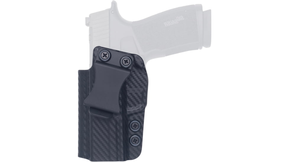 Rounded by Concealment Express IWB KYDEX Holster Sig Sauer P365X Macro, Left Hand, Carbon Fiber Black, SSR-P365XMACRO-CF-LH-VAR