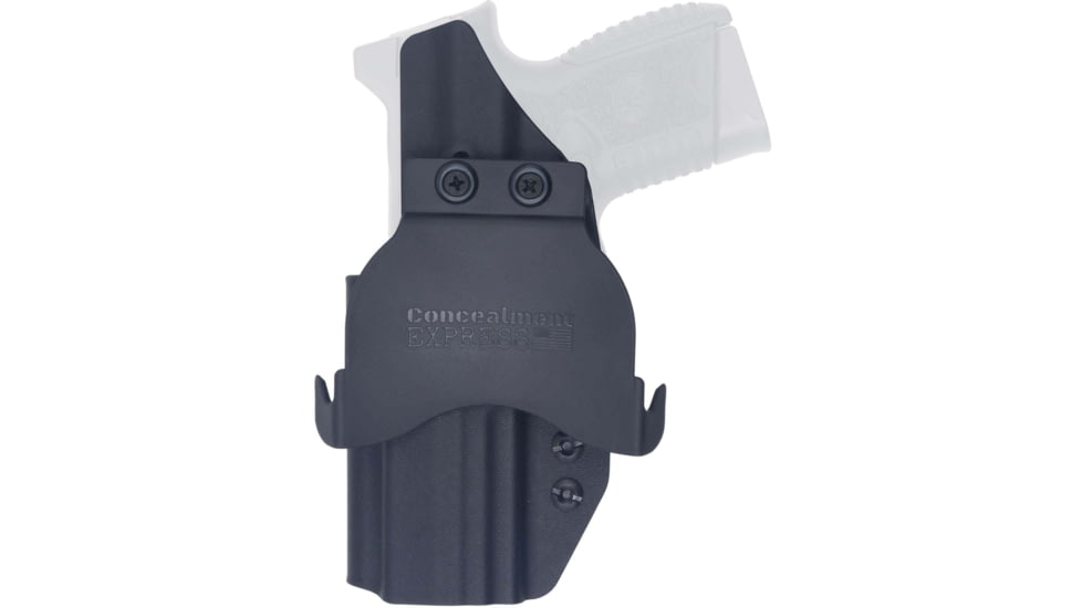 Rounded by Concealment Express OWB Paddle Holster FN 509 CC Edge, Right Hand, Black, FNS-FN509-BK-RH-OWDL-RMR