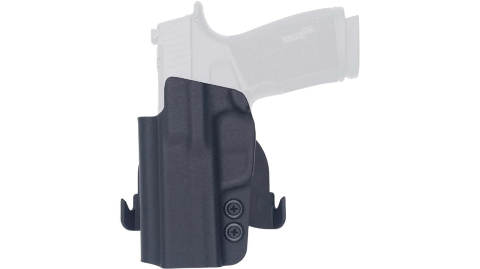 Rounded by Concealment Express OWB Paddle Kydex Holster SIG Sauer P365 X-Macro, Left Hand, Black, SSR-P365X-BK-LH-OWDL