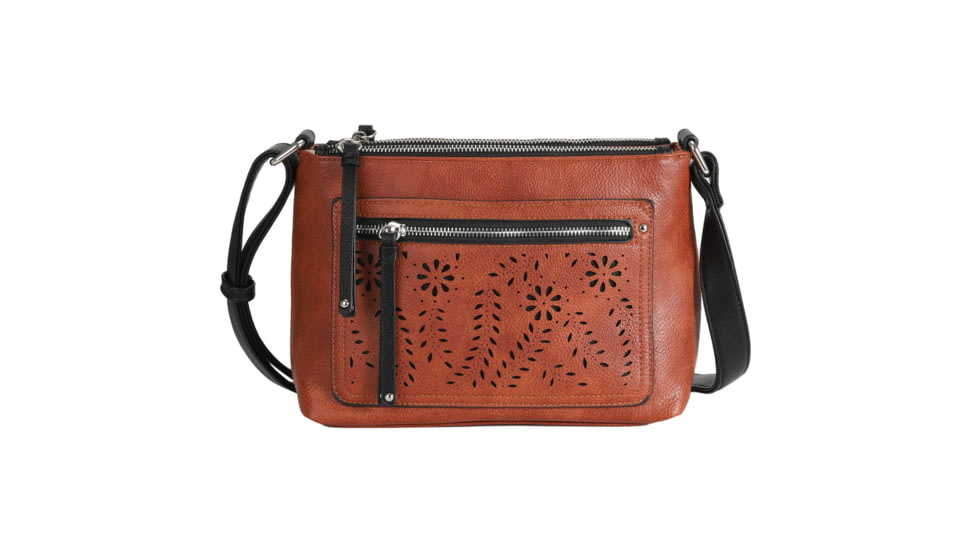 Rounded Concealed Carry Hailey Crossbody By Lady Conceal, LC-30-CRS-BLK