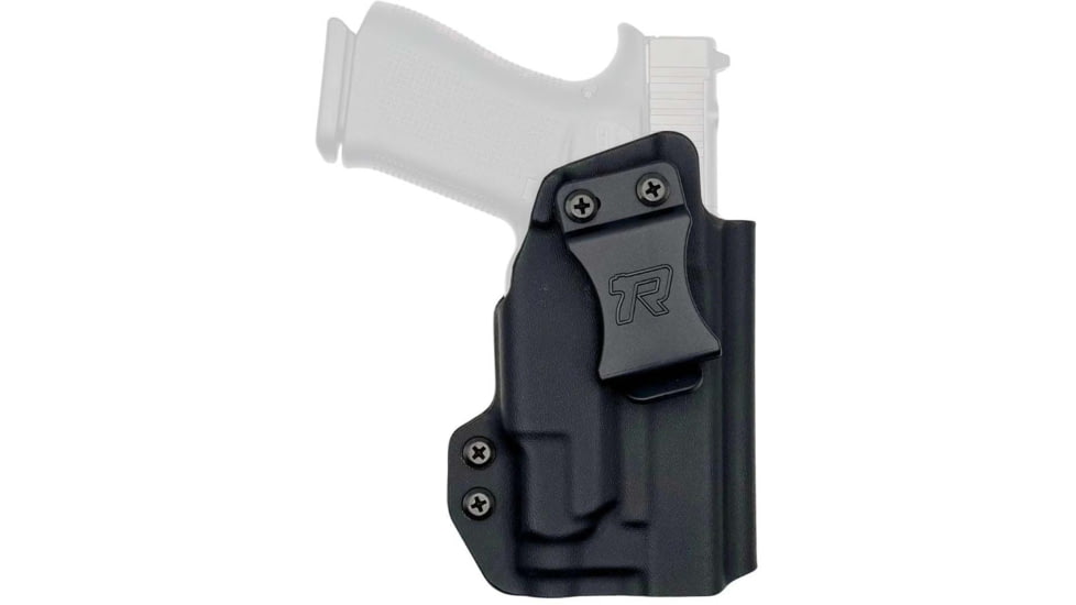 Rounded IWB Kydex Holster for Glock 43X Olight Valkyrie PL Mini 3, Right Hand, Black, GLK-43OLVPLM3-BK-RH-VAR