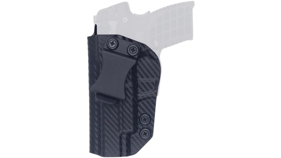 Rounded IWB Kydex Holster for Kel-Tec P15, Left Hand, Carbon Fiber Black, KTC-P15-CF-LH-VAR