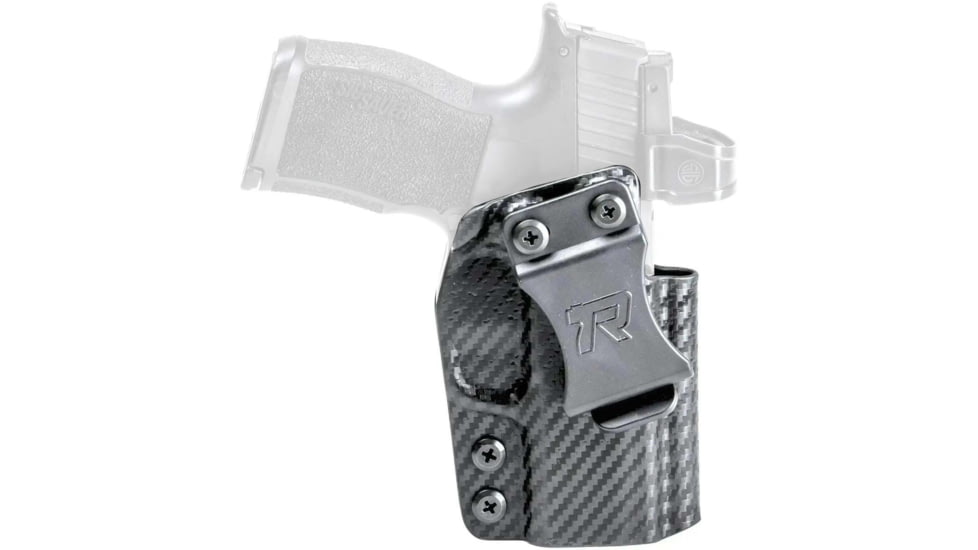 Rounded IWB Kydex Holster for IWI Jericho Enhanced, Left Hand, Carbon Fiber Black, IWI-JRO2-CF-LH-VAR