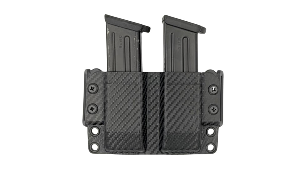 Rounded Owb Kydex Double Magazine Duty Holster, RG-45ACP-DS-CF-DBLDUTYMAG