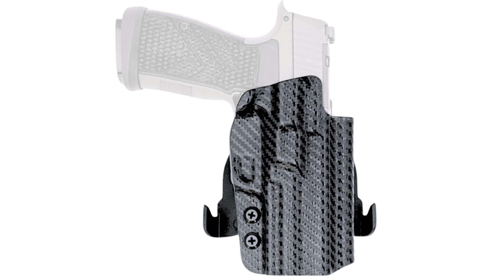 Rounded OWB Kydex Holster for Sig Sauer P365 AXG Legion, Left Hand, Carbon Fiber Black, SSR-P365AX-CF-LH-OWBPDL