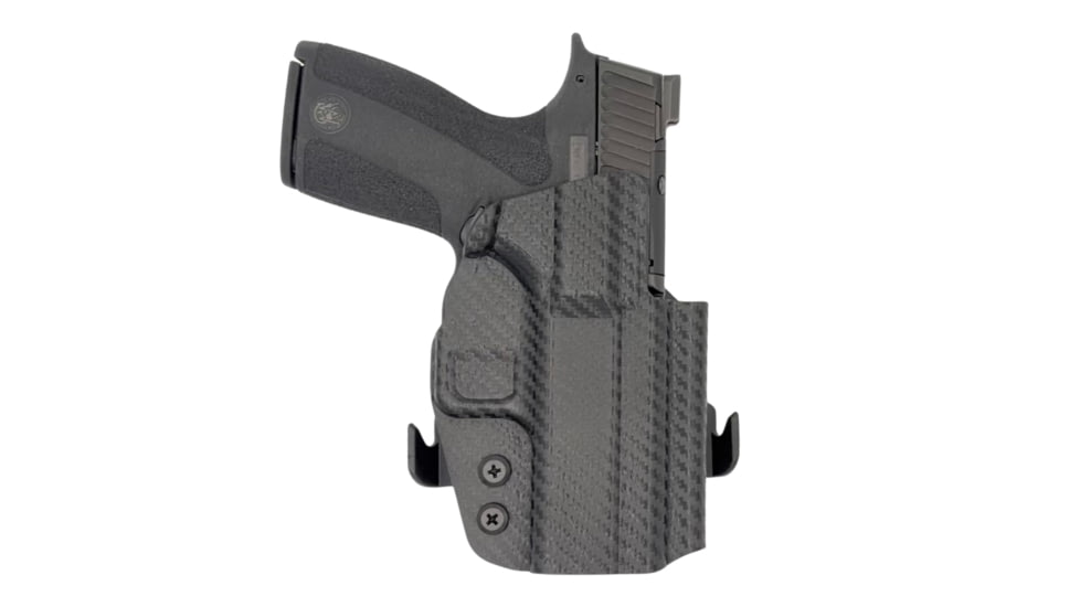 Rounded Smith &amp; Wesson M&amp;P Shield X Paddle Holster Optic Ready, SWN-SHIELDX-BK-LH-OWBPDL