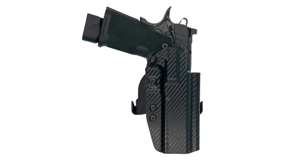 Rounded Springfield 1911 Ds Prodigy 5In Paddle Holster Optic Ready, SFA-PRDGY5-CF-LH-OWBPDL-RMR