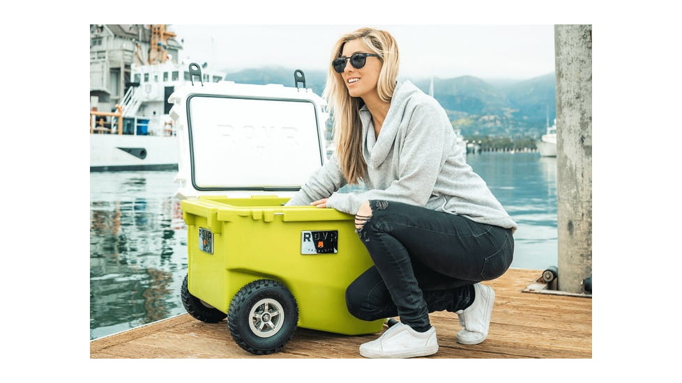 RovR Products RollR 60 Cooler w/ Wagon Bin, Moss, 852490007713