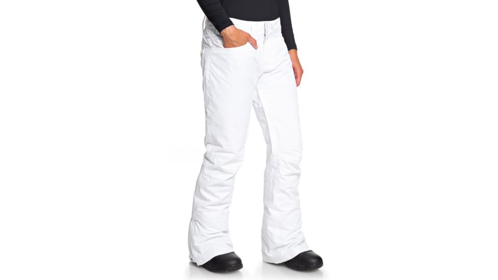 Roxy Backyard Pants - Womens, Bright White, Large, ERJTP03091-WBB0-L