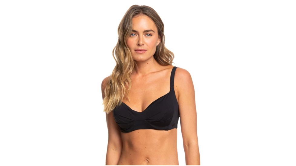 Roxy Beach Classics Bikini Top - Womens, True Black, Large, ERJX303961-KVJ0-L