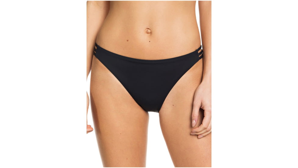Roxy Beach Classics Full Bikini Bottoms - Womens, True Black, Small, ERJX403869-KVJ0-S