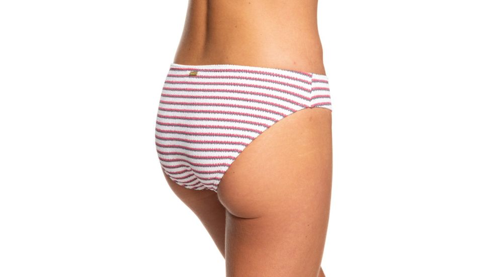 Roxy Chasing Love Full Bikini Bottoms - Womens, Bright White, Small, ERJX403750-WBB0-S