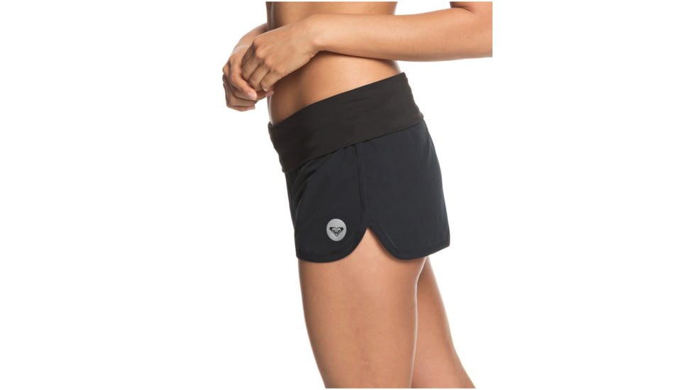 Roxy EndleShort Sleeve Summer Boardshorts - Women's, Anthracite, Large, ERJBS03078-KVJ0-L