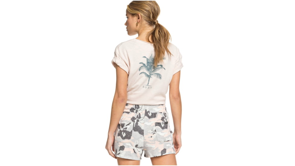 Roxy Forbidden Summer Cozy Sweat Shorts - Women's, Heritage Heather Darwin, Small, ERJNS03263-SGR6-S