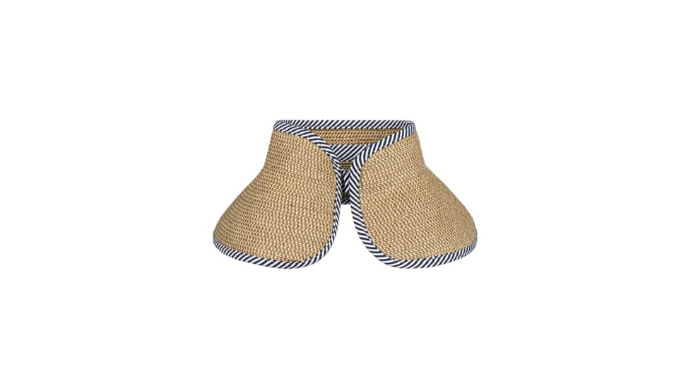 Roxy Kiss The Ocean Capeline Straw Visor - Womens, Natural, Small/Medium, ERJHA03594-YEF0-S/M