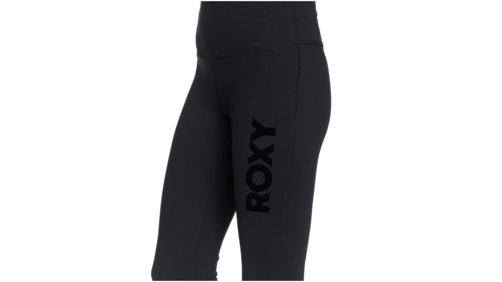 Roxy Lonely Baby Capri Sports Leggings - Womens, Anthracite, Large, ERJWP03028-KVJ0-L