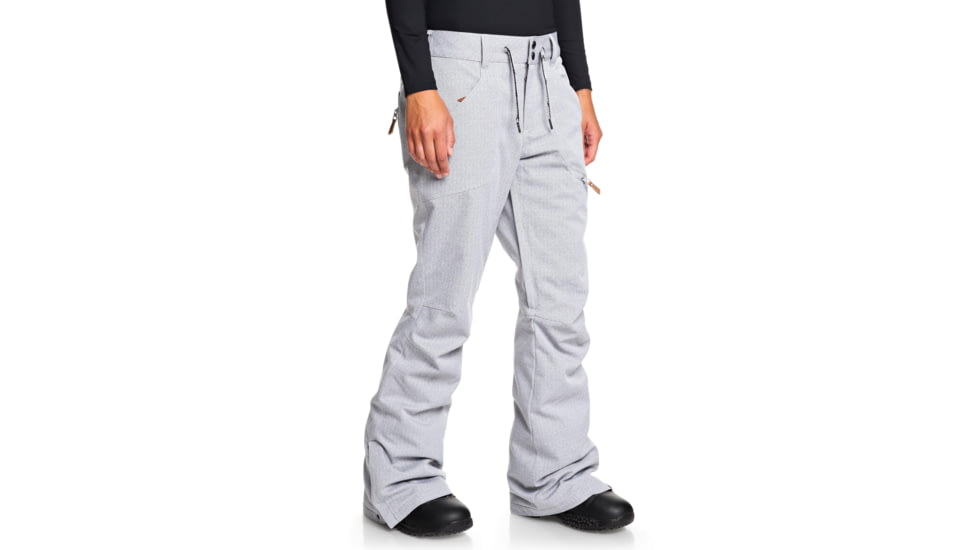 Roxy Nadia Pants - Womens, Heather Grey, Large, ERJTP03087-SJEH-L