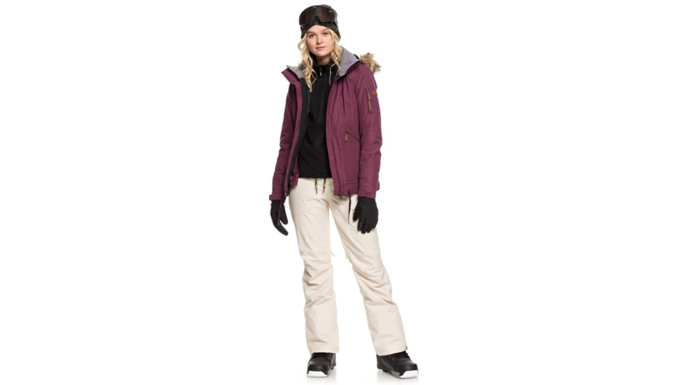 Roxy Nadia Pants - Womens, Oyster Gray, Large, ERJTP03087-TFN0-L