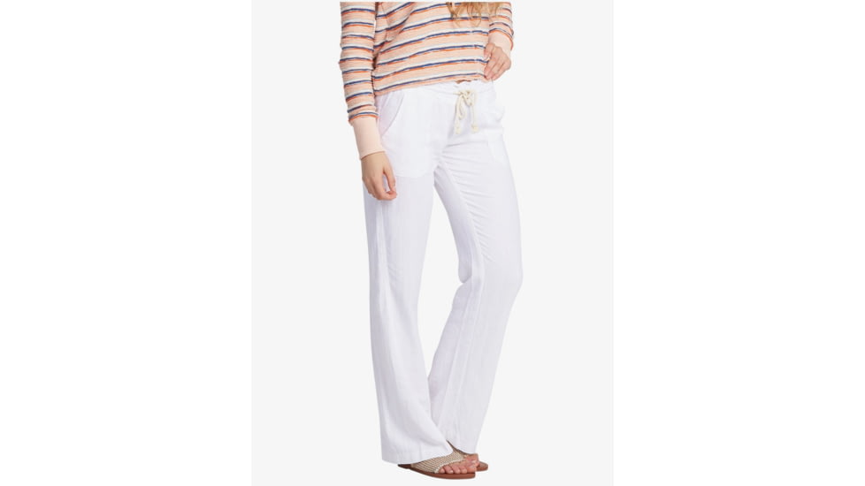 Roxy Oceanside Pant - Womens, Sea Salt, Large, ARJNP03006-WBB0-L