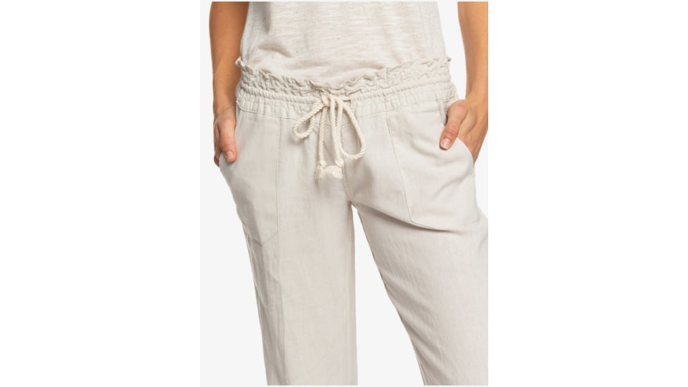 Roxy Oceanside Pant - Womens, Stone, Large, ARJNP03006-SEZ0-L