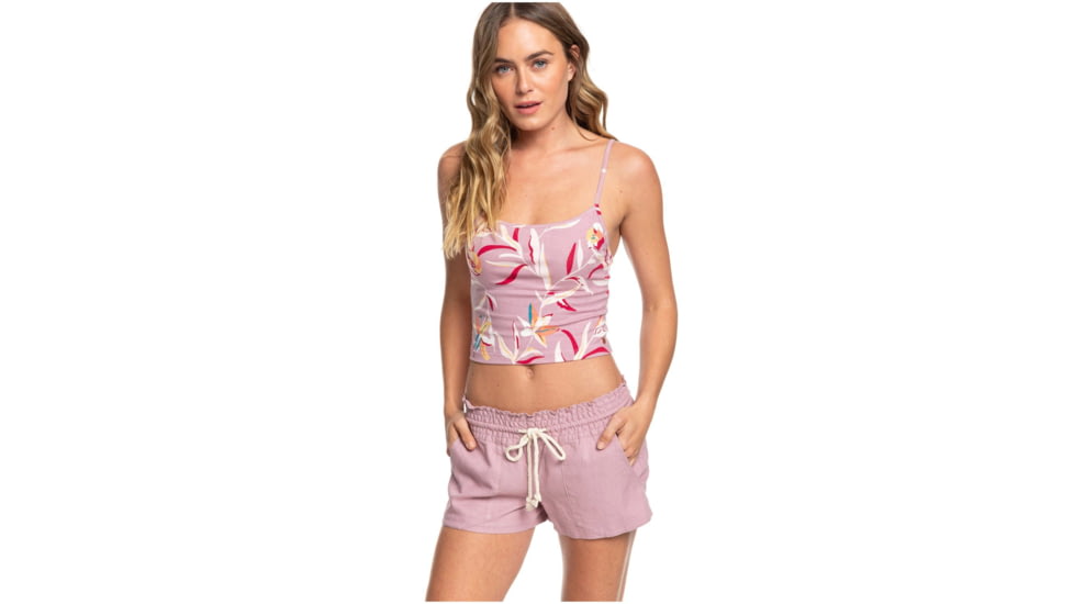 Roxy Oceanside Shorts - Women's, Mauve Shadows, Small, ARJNS03007-PHQ0-S