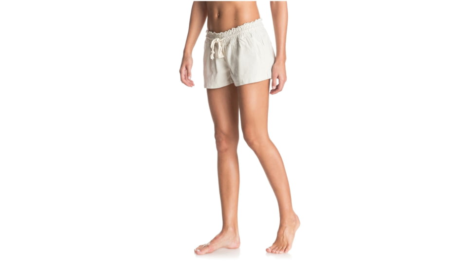 Roxy Oceanside Shorts - Womens, Stone, Small, ARJNS03007-SEZ0-S