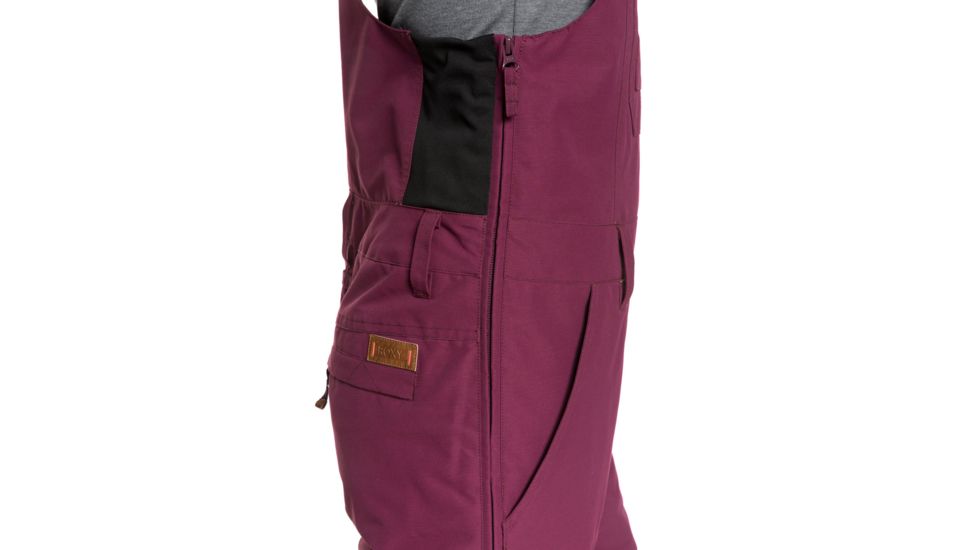 Roxy Rideout Bib Pants - Womens, Grape Wine, Small, ERJTP03084-PSF0-S