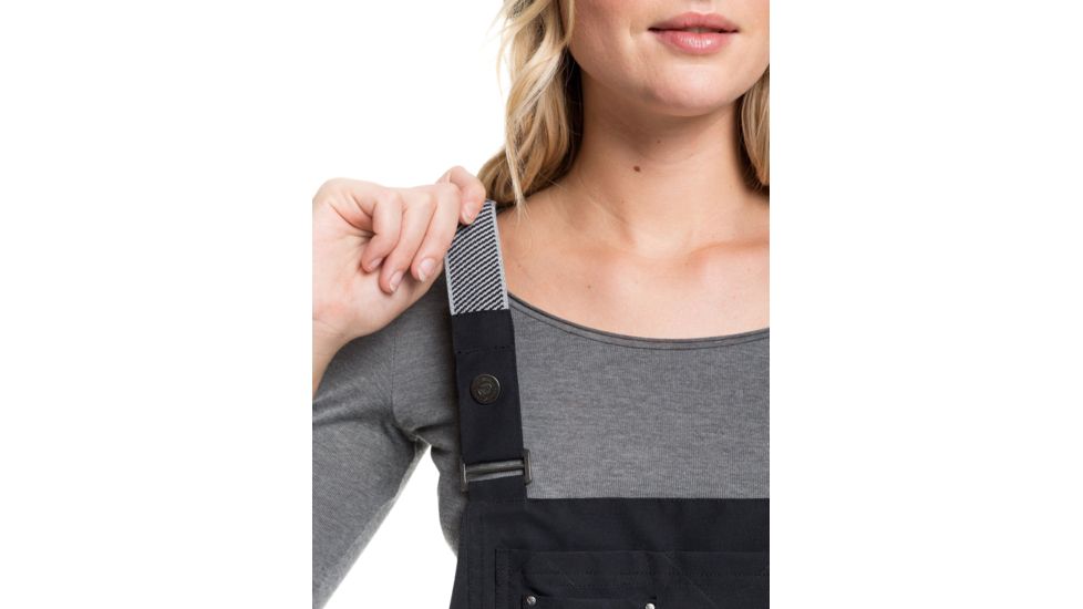 Roxy Rideout Bib Pants - Womens, True Black, Small, ERJTP03084-KVJ0-S