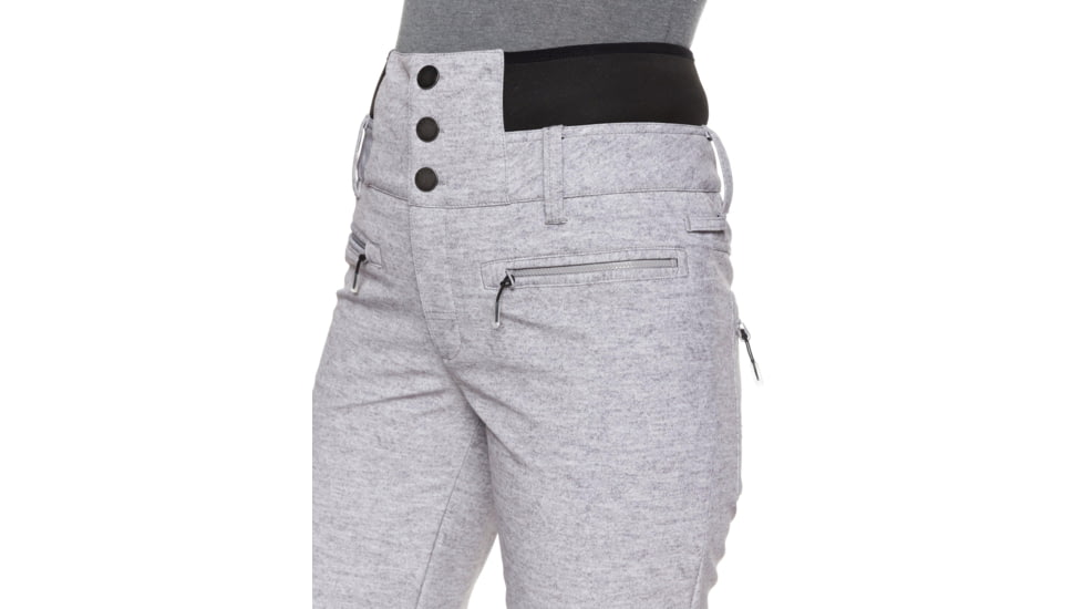 Roxy Rising High Pants - Womens, Heather Grey, Small, ERJTP03085-SJEH-S