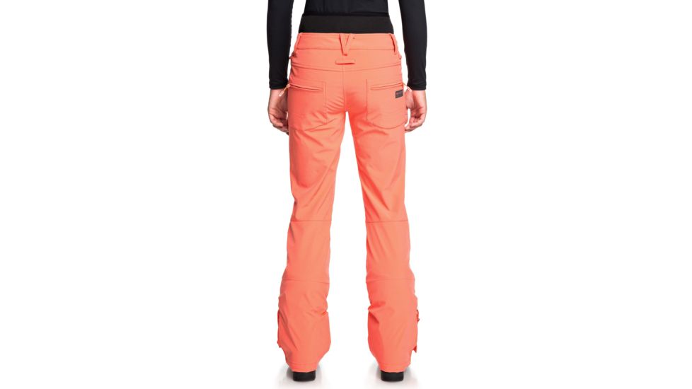 Roxy Rising High Pants - Womens, Living Coral, Medium, ERJTP03085-MJL0-M