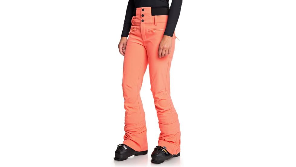 Roxy Rising High Pants - Womens, Living Coral, Medium, ERJTP03085-MJL0-M
