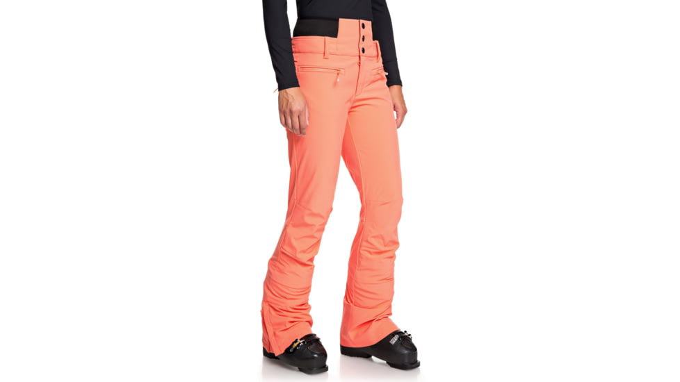 Roxy Rising High Pants - Womens, Living Coral, Medium, ERJTP03085-MJL0-M