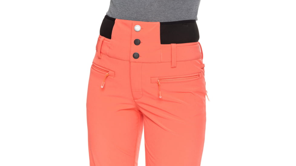 Roxy Rising High Pants - Womens, Living Coral, Medium, ERJTP03085-MJL0-M