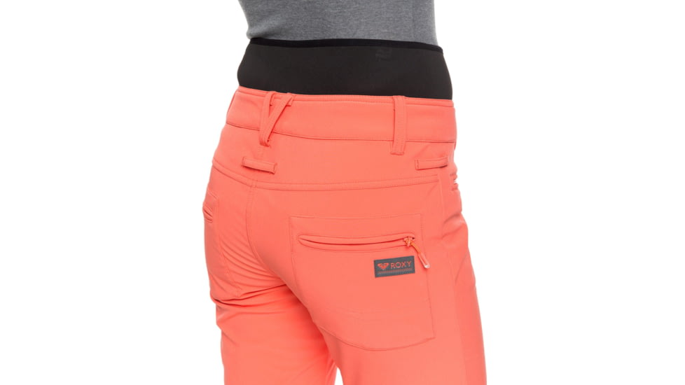 Roxy Rising High Pants - Womens, Living Coral, Medium, ERJTP03085-MJL0-M