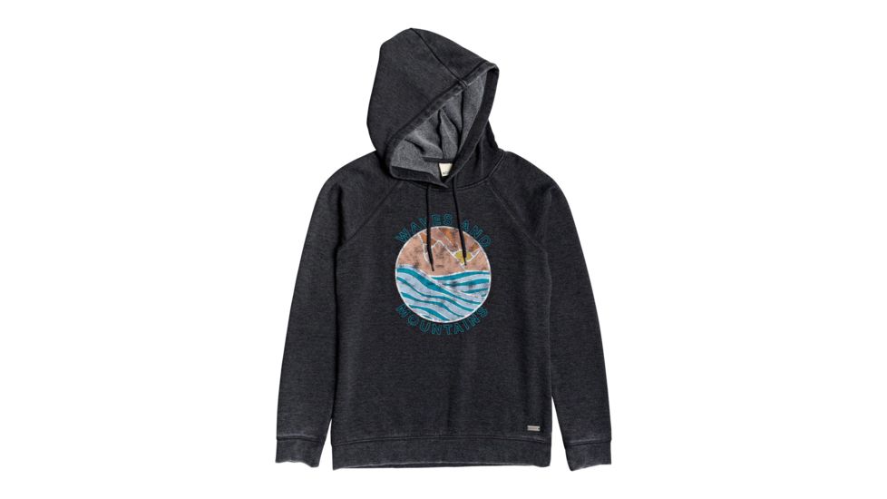 Roxy True Harmony B Hoodie - Womens, Anthracite, Small, ERJFT04191-KVJ0-S