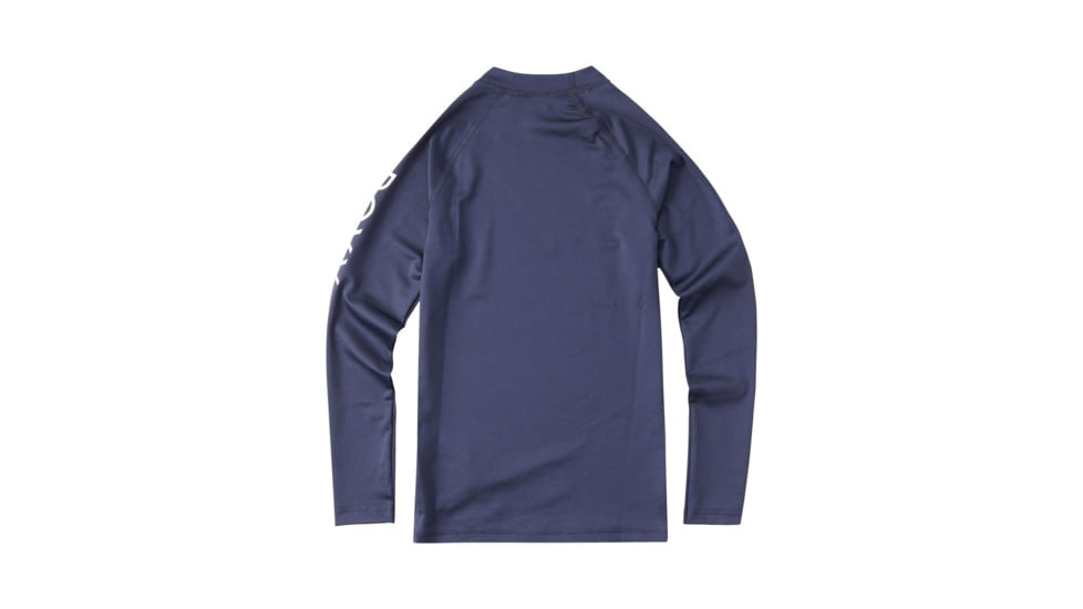 Roxy Whole Hearted Long Sleeve Rashguard - Girls, Mood Indigo, 10/Medium, ERGWR03182-BSP0-10/M