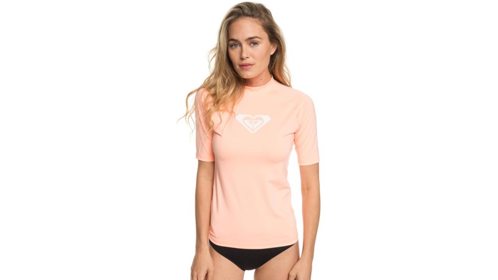 Roxy Whole Hearted Ss - Womens, Souffle, Medium, ERJWR03219-MFG0-M