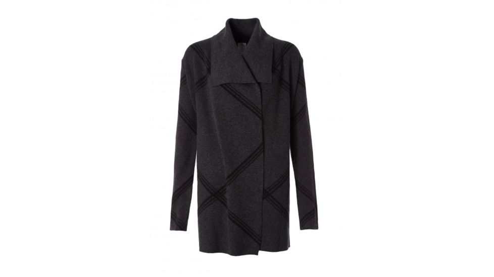 Royal Robbins All Season Merino Cardigan, Charcoal, Small/Medium, 67498-18-S/M