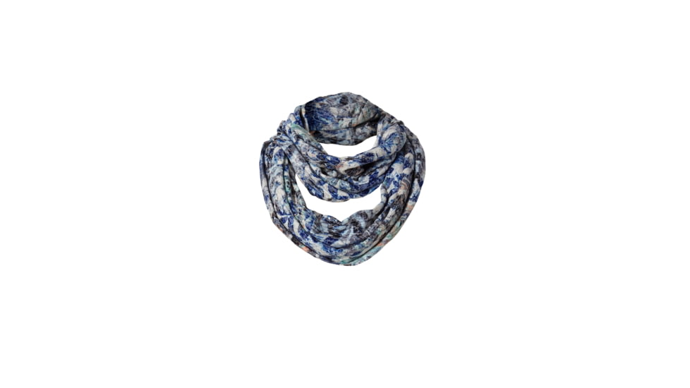 Royal Robbins Burnout Women's Scarf, Deep Blue Pr, ONE, 69186-DP BLUE PT-ONE