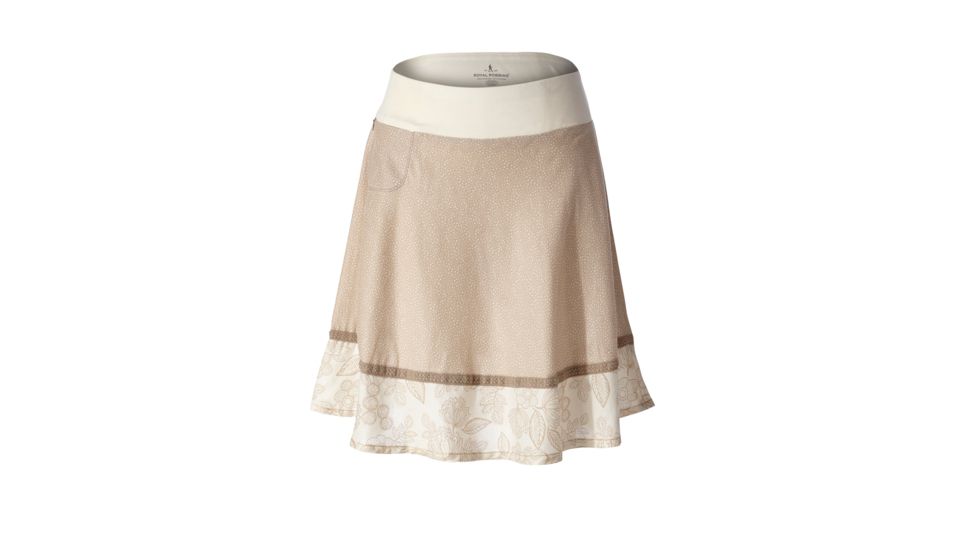 Royal Robbins Cool Mesh Eco-Skirt Print, Lt Khaki Pt, L 65182-LT KHAKI PT-L