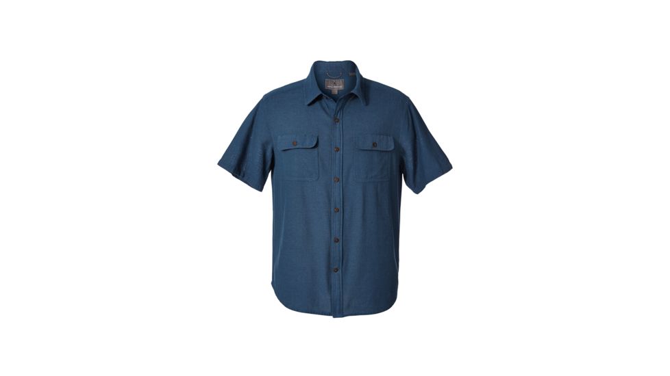 Royal Robbins Cool Mesh Men's Short Sleeve Shirt, Blue Stone Xd, L 71914-BLUE STONE XD-L