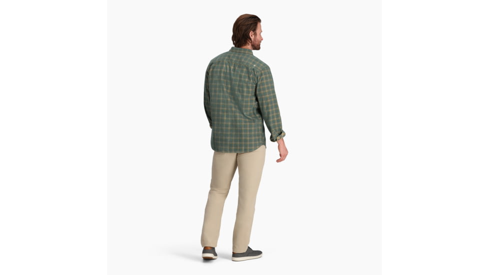 Royal Robbins Covert Cord Organic Cotton Long Sleeve - Mens, Arctic Sea Pioneer Pld, Extra Large, Y722019321XL