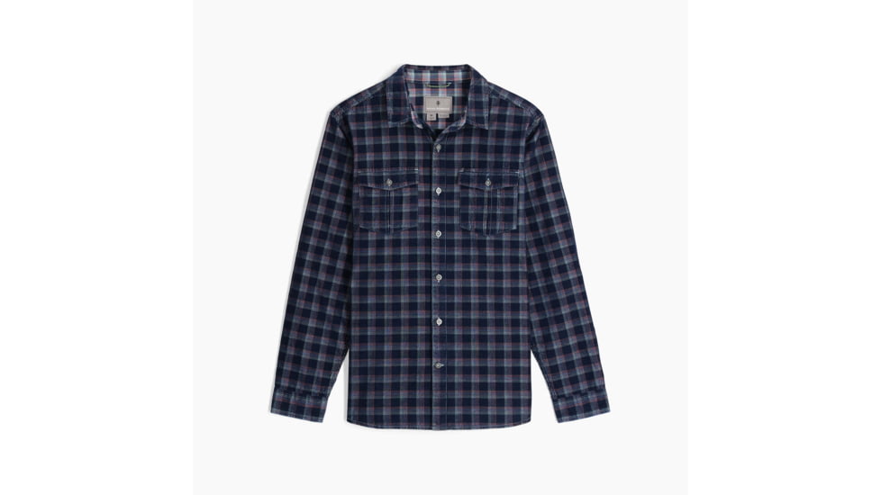 Royal Robbins Covert Cord Organic Cotton Long Sleeve - Mens, Deep Blue Pioneer Pld, 2XL, Y722019406XXL