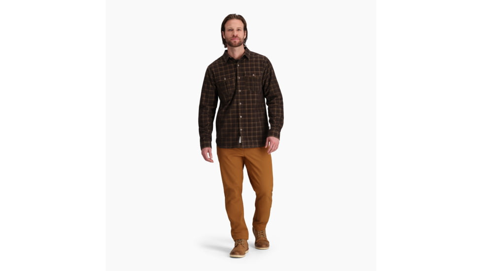 Royal Robbins Covert Cord Organic Cotton Long Sleeve - Mens, Java Pioneer Pld, Large, Y722019205L