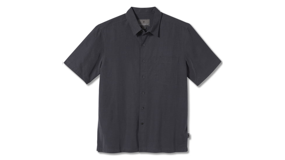 Royal Robbins Desert Pucker Dry Mens Short Sleeve Shirt, Asphalt, 3XL, Y71200-ASPHALT-3XL