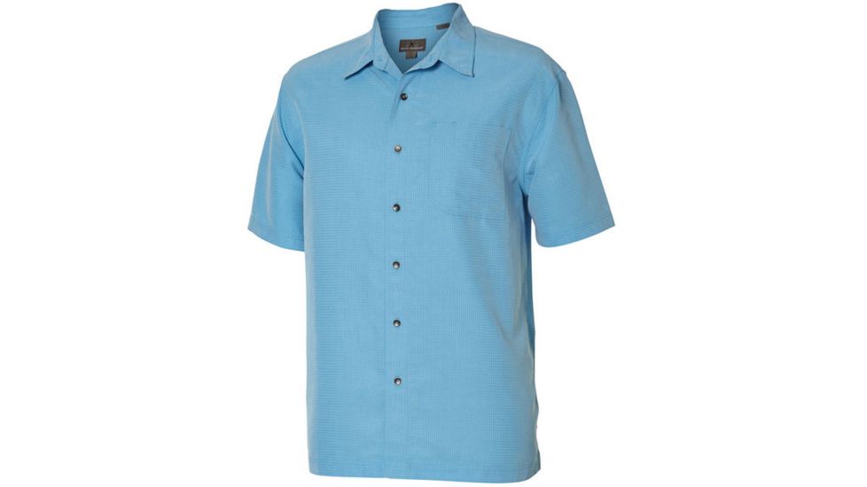 Royal Robbins Desert Pucker Short Sleeve - Men's-Bluejay-Large