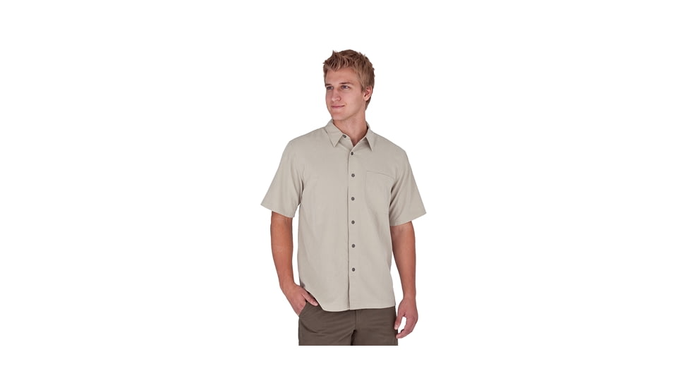 Royal Robbins Desert Puckerware Short Sleeve - Men's-Soapstone-X-Large