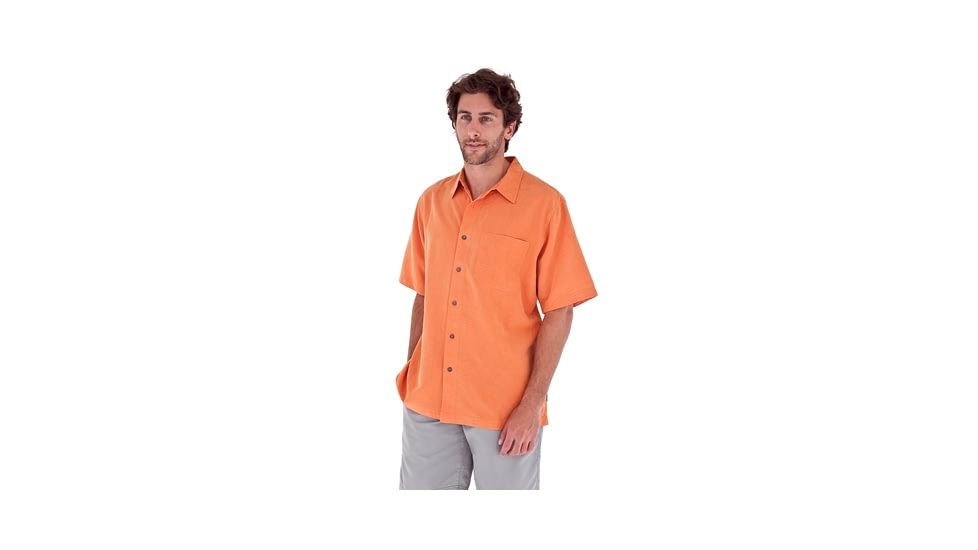 Royal Robbins Desert Puckerware Short Sleeve - Men's-Tangelo-Small
