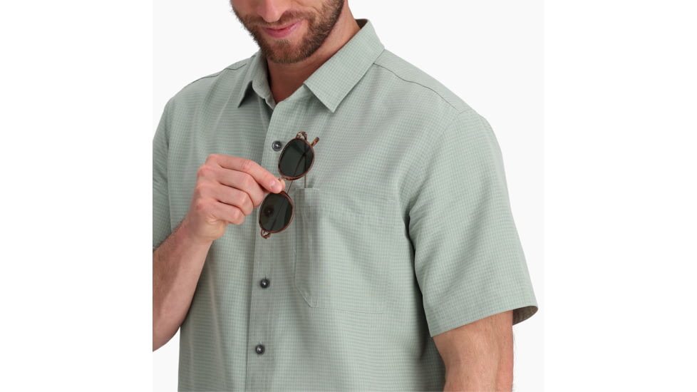 Royal Robbins Desert Puckerware Short Sleeve - Mens, Sage Leaf, Medium, Y71200339M
