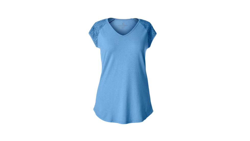 Royal Robbins Flynn Short Sleeve Women's Top, Nautilus, M 61721-NAUTILUS-M